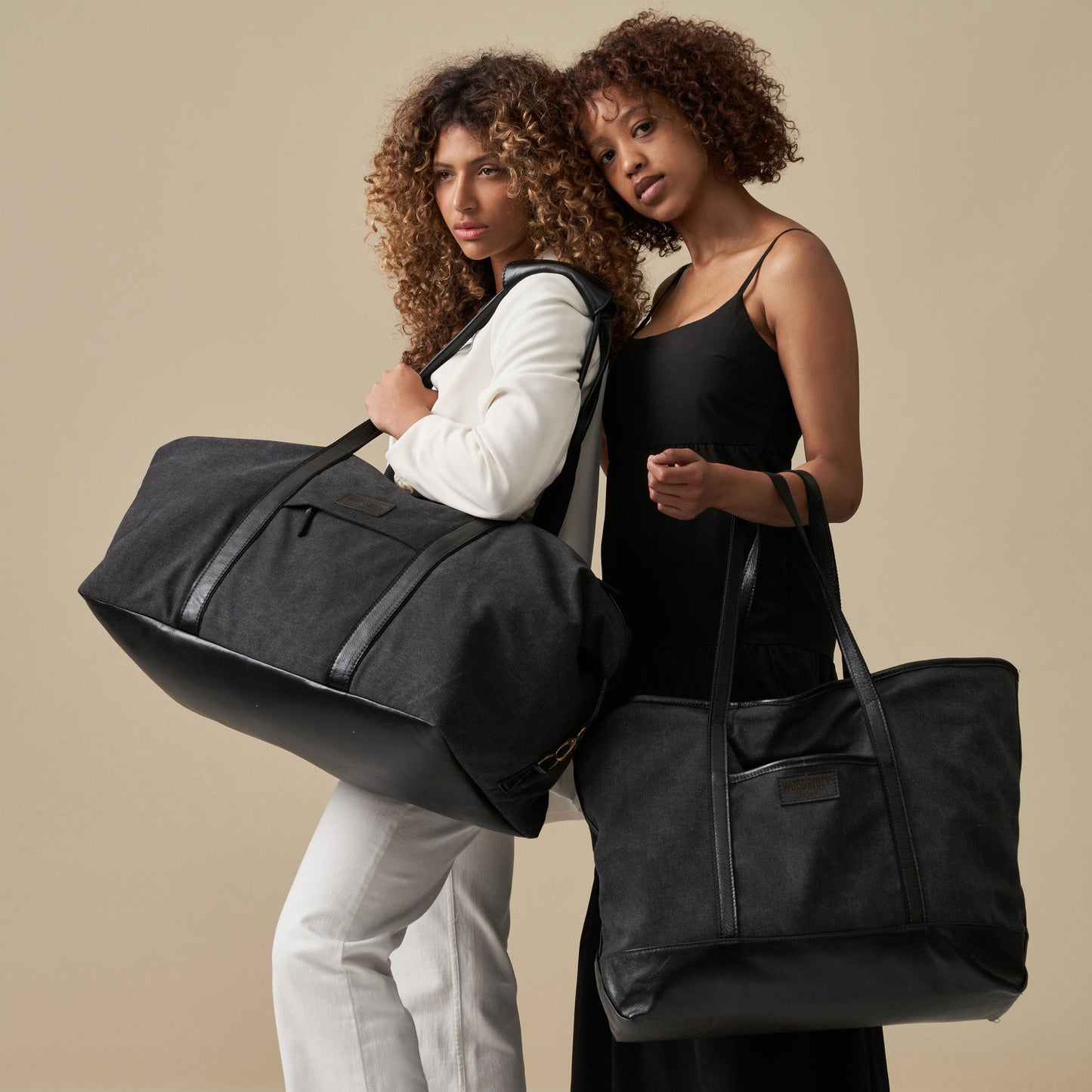 Bushveld Canvas & Leather Two-Tone Weekender Bag
