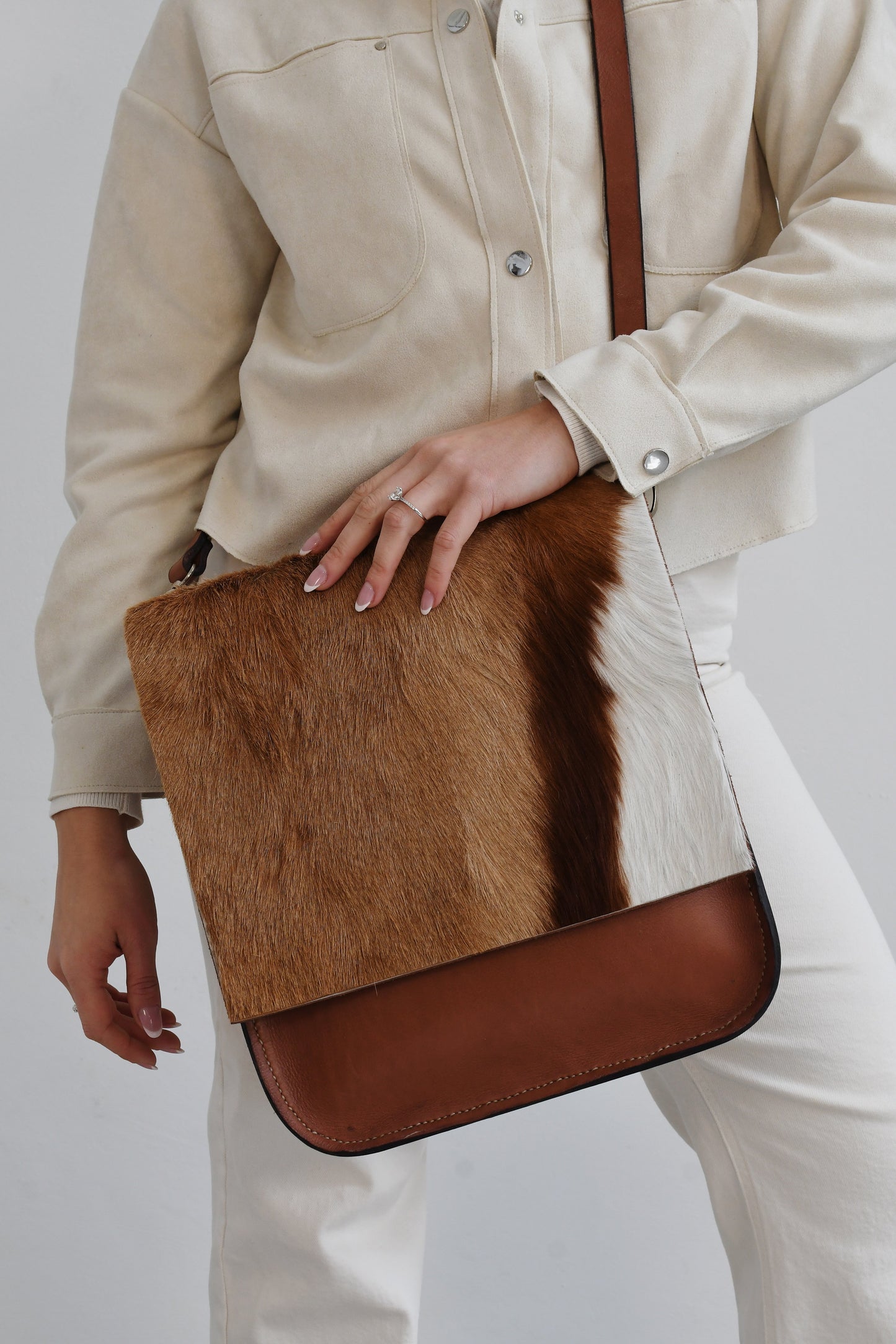 Crossbody Springbok Leather Bag