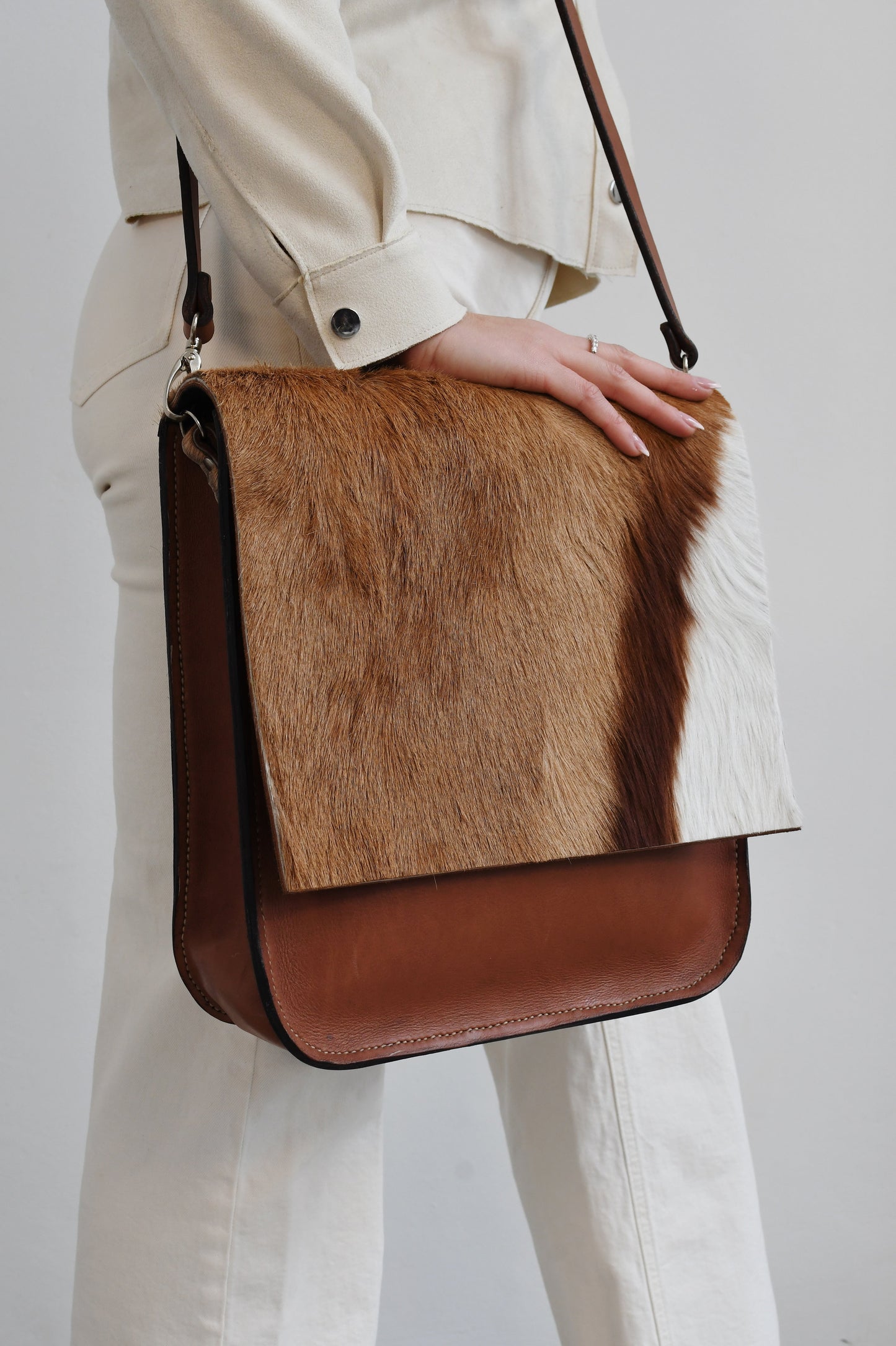 Crossbody Springbok Leather Bag