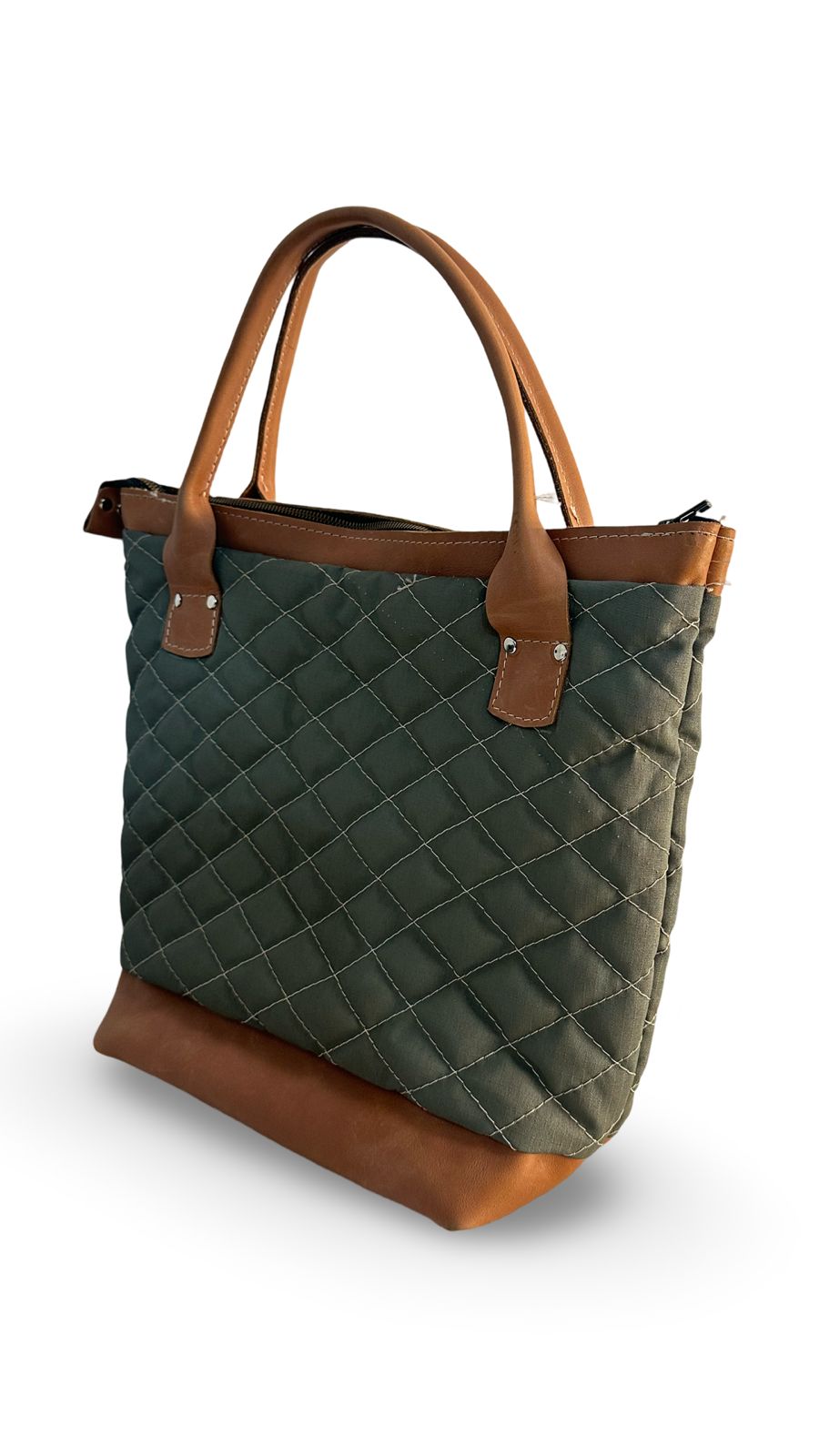 Daily Leather & Canvas Bag