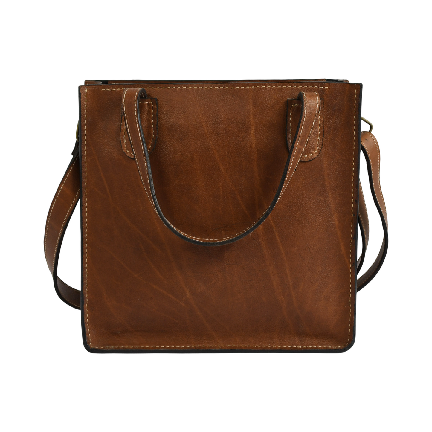 Brown Classic Leather Tote