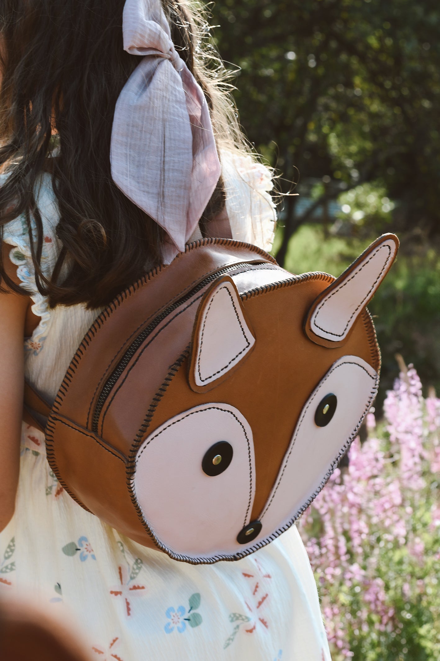 Pink Fox Backpack