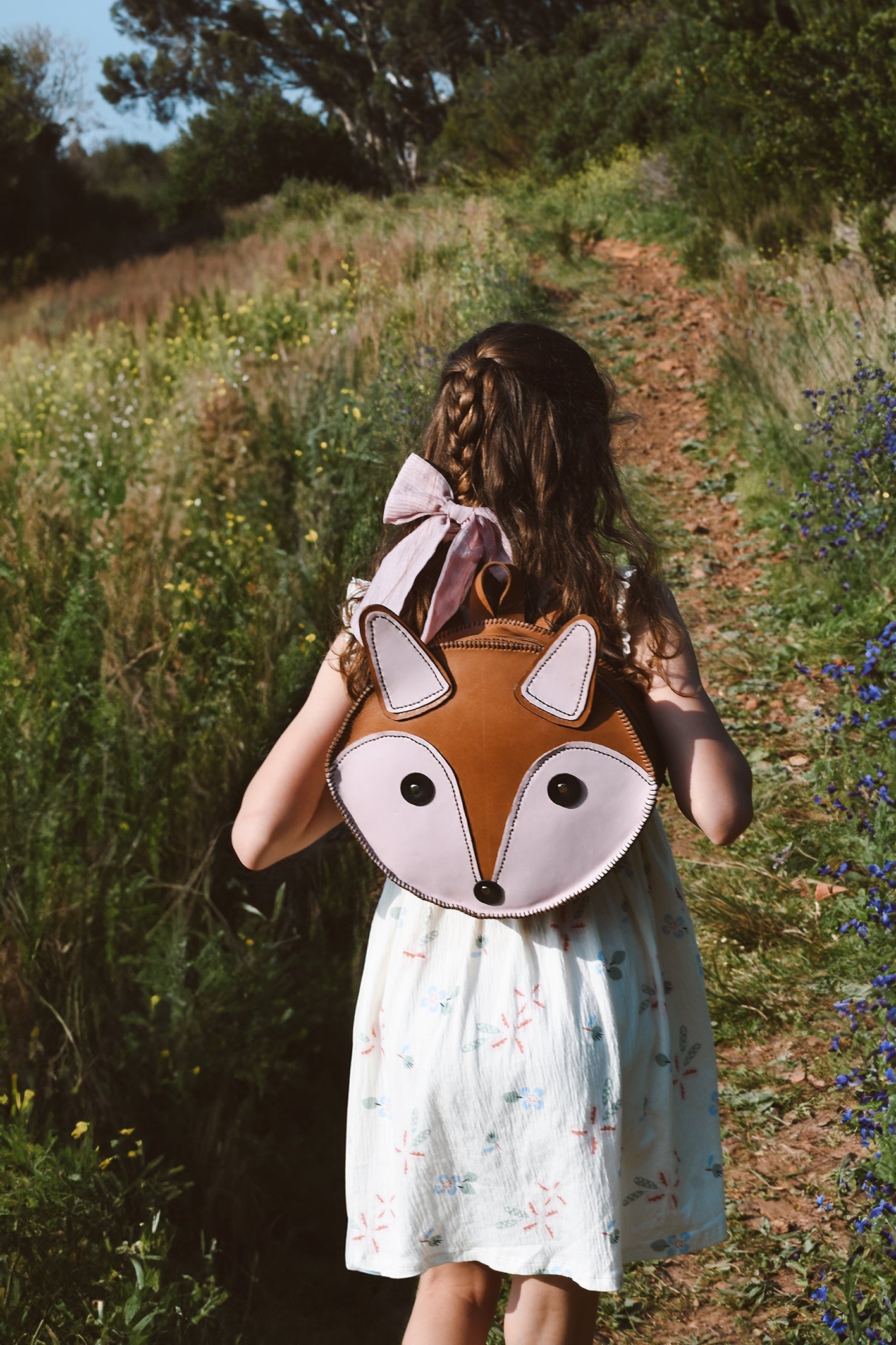 Pink Fox Backpack