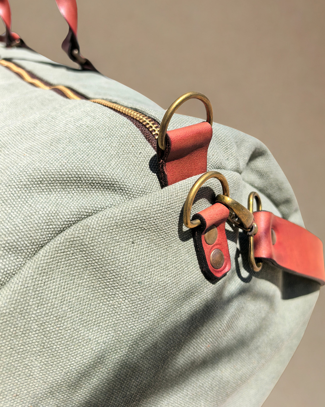 Leather & Canvas Old School Duffel